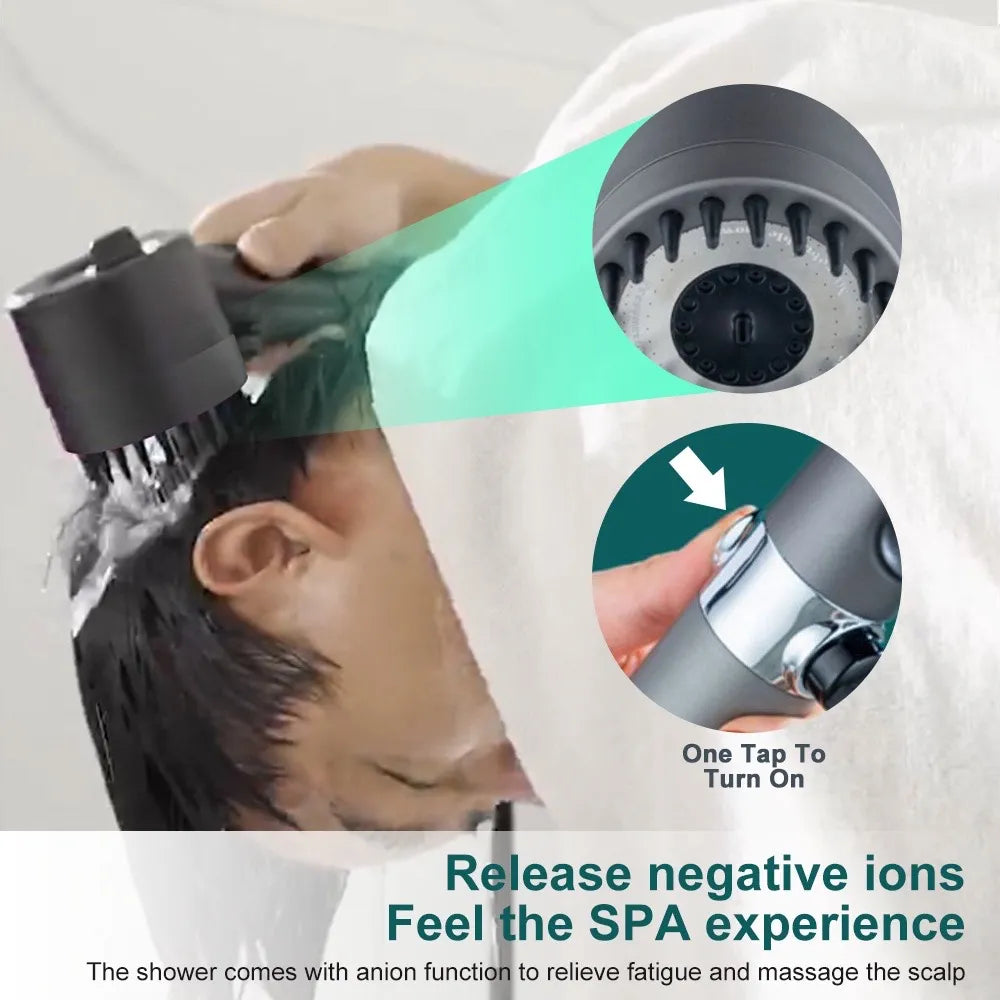 Niki | Shower Head – PowerSpray – Increased Pressure – Spa Experience