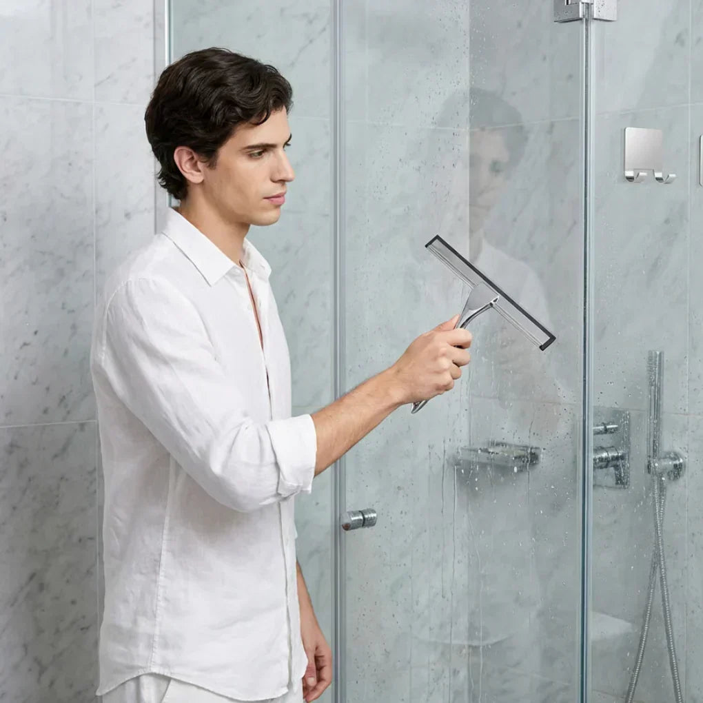 Niki | Glass and Tile Cleaning Squeegee with Hooks
