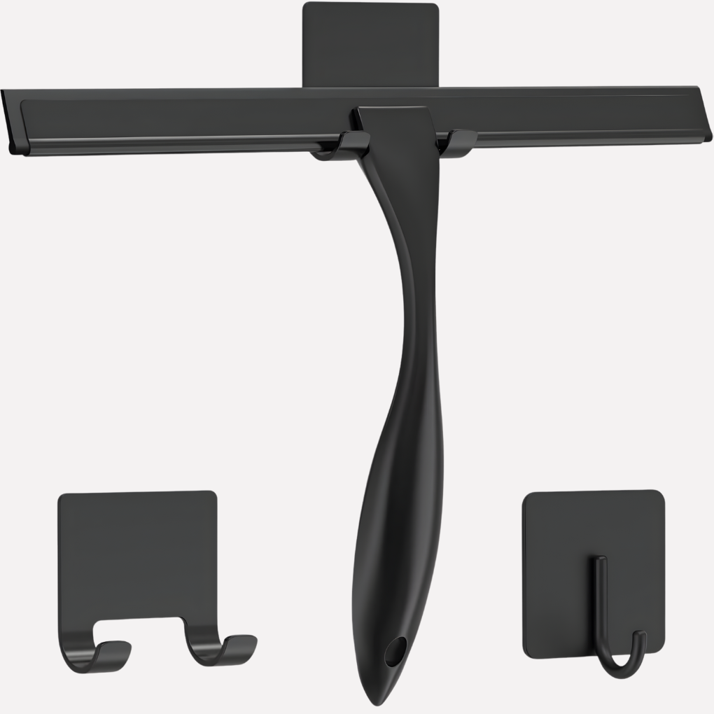 Niki | Glass and Tile Cleaning Squeegee with Hooks