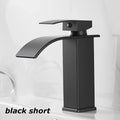 Niki Sink Mixer Aqualis Noir | Stainless Steel | Hot & Cold Water | For Bathroom & Guest Toilet