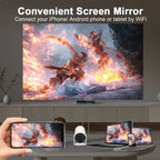 Niki | Smart 4K Projector with WiFi 6 and Bluetooth 5.0