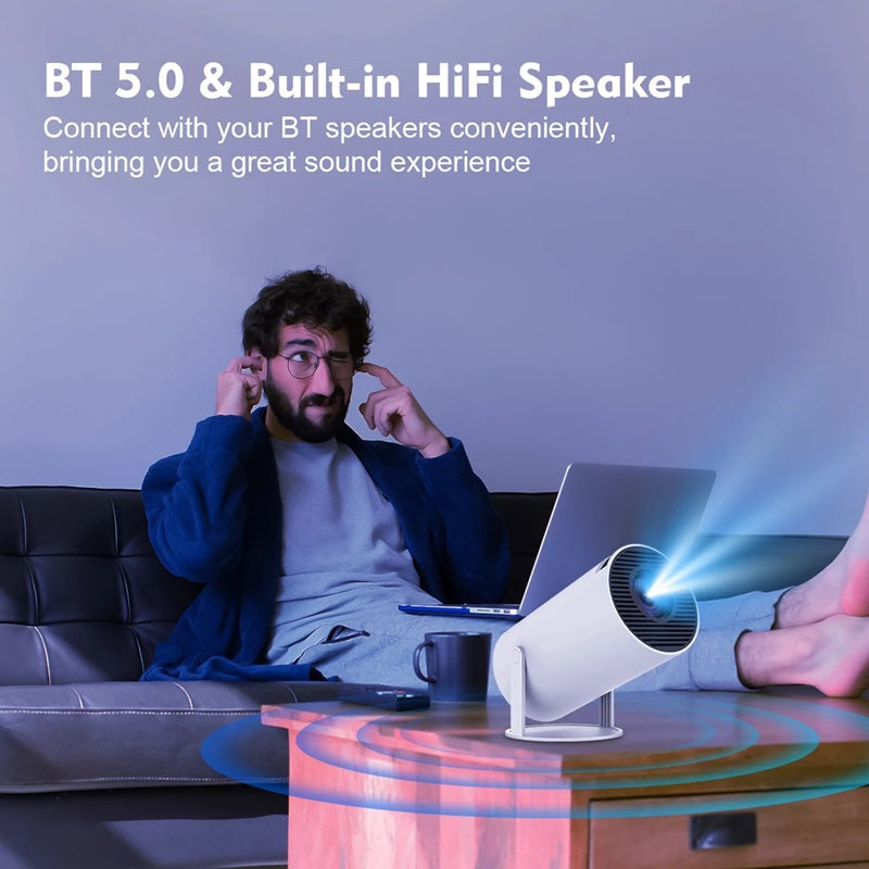 Niki | Smart 4K Projector with WiFi 6 and Bluetooth 5.0