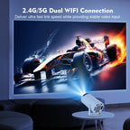 Niki | Smart 4K Projector with WiFi 6 and Bluetooth 5.0