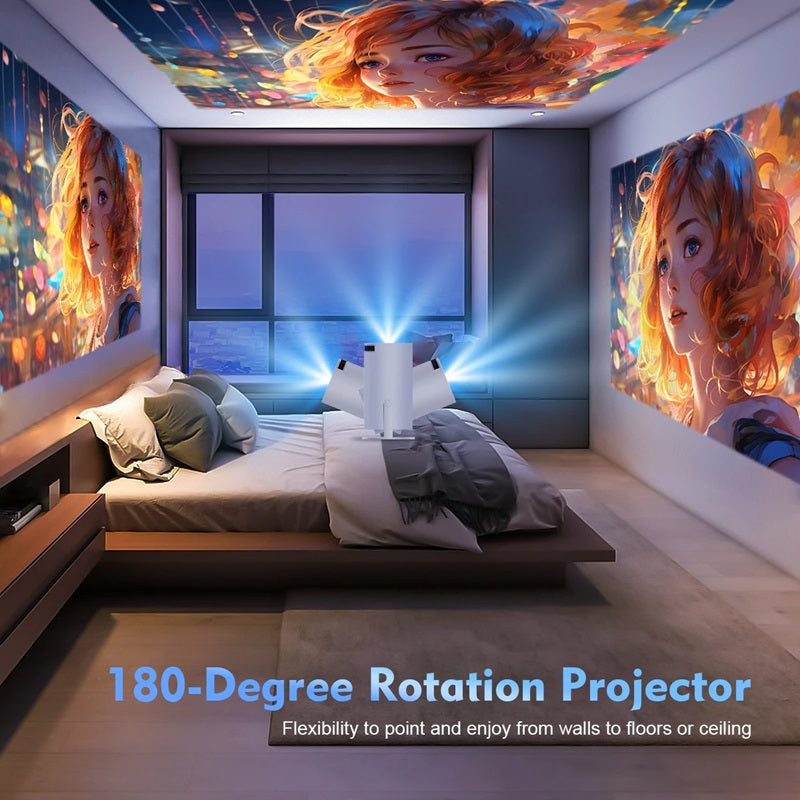 Niki | Smart 4K Projector with WiFi 6 and Bluetooth 5.0