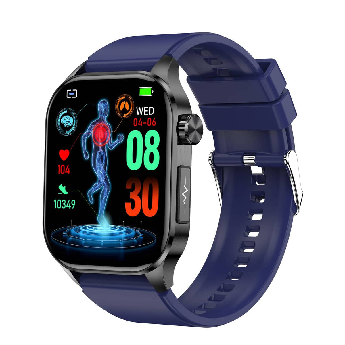 Niki | Smartwatch with EKG, Blood Sugar and Blood Pressure Measurement - HealthSync