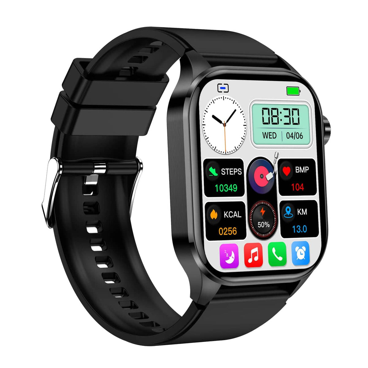 Niki | Smartwatch with EKG, Blood Sugar and Blood Pressure Measurement - HealthSync
