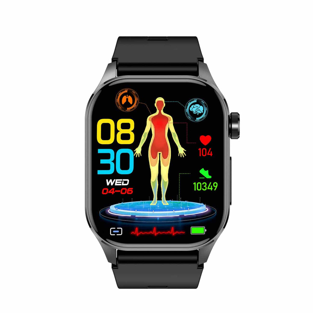 Niki | Smartwatch with EKG, Blood Sugar and Blood Pressure Measurement - HealthSync