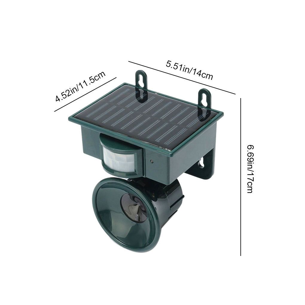 Niki | Solar Bird Deterrent with Motion Sensor for Outdoor Areas