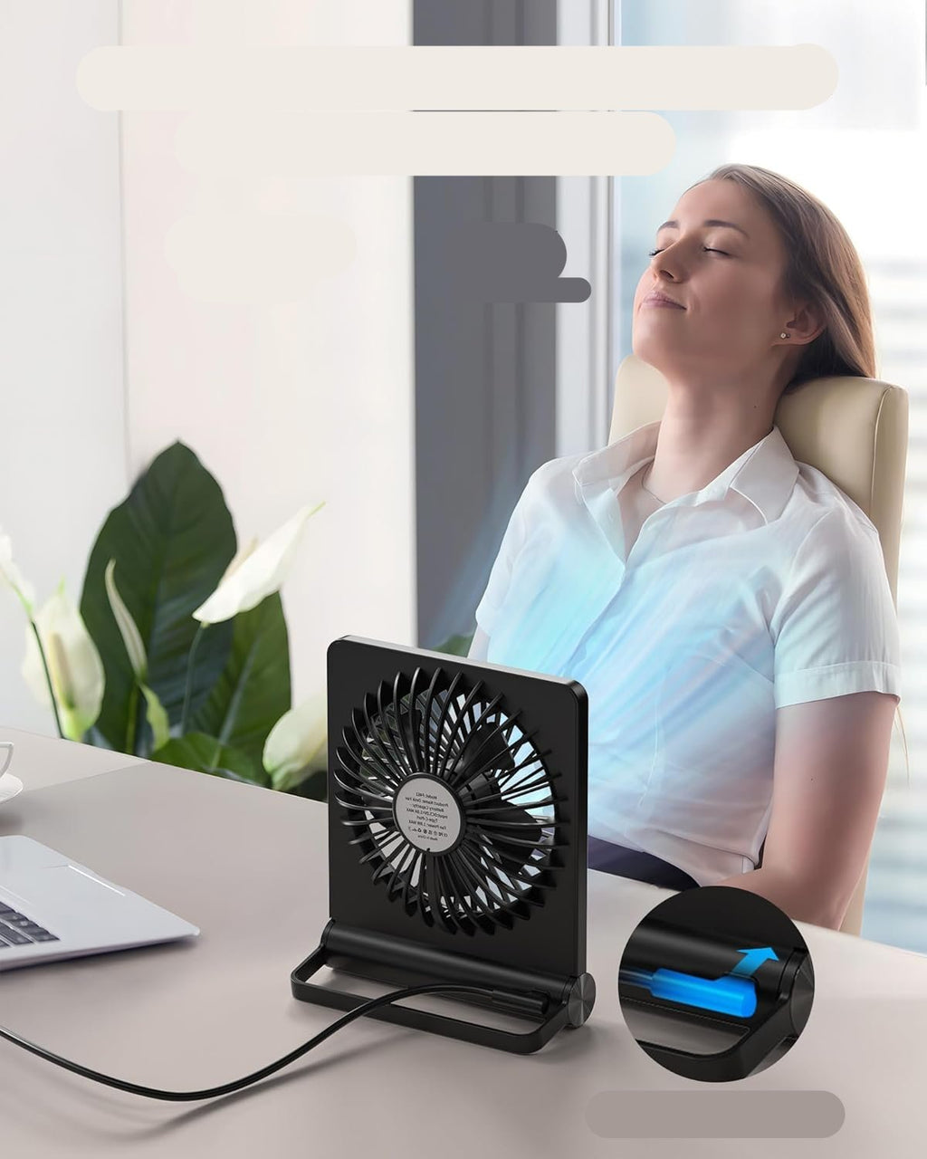 Niki | Strong Wind Ultralight Small Table Fan