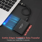 Niki | TECHNOLOGY | Super Fast External SSD 128GB | Mini SSD | High-Speed Storage for Laptop and PC