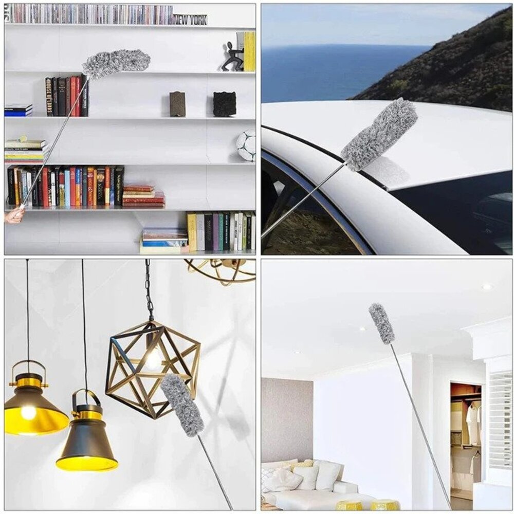 Niki | Long Reach Extendable Duster for Cleaning