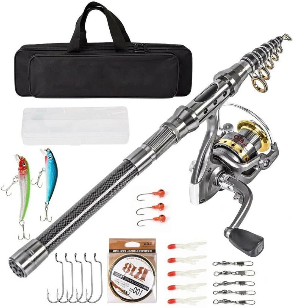 Niki | Collapsible Fishing Rod and Reel Set