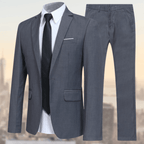 Sharp Slim Fit Suit Ensemble