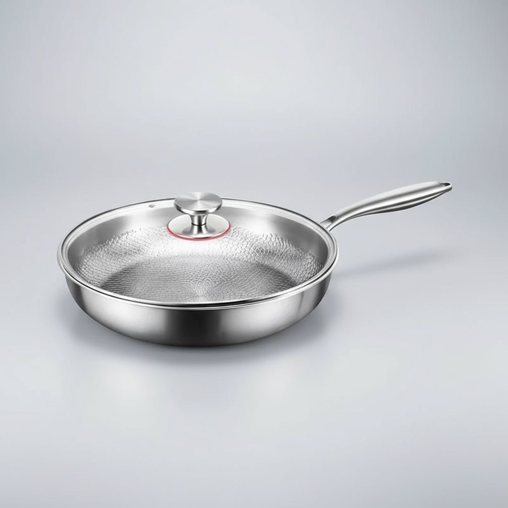 Niki | Hammered titanium frying pan, induction safe, naturally non-stick