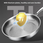 Niki | Hammered titanium frying pan, induction safe, naturally non-stick