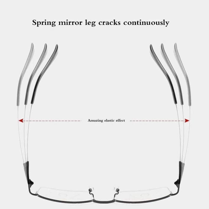 Niki | Titanium Progressive Distance and Near Dual-Use Reading Glasses