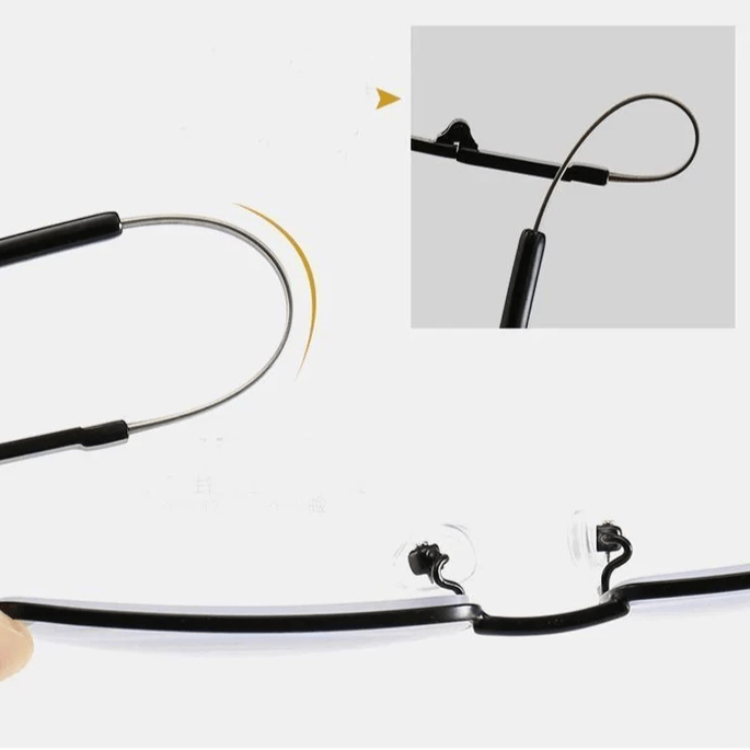 Niki | Titanium Progressive Distance and Near Dual-Use Reading Glasses