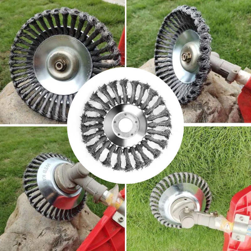 Niki | Steel Wire Brush Trimmer Attachment for Weed Removal