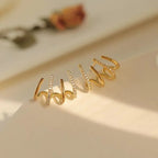 Niki | Twisted Earrings | Elegant Design | Gold or Silver
