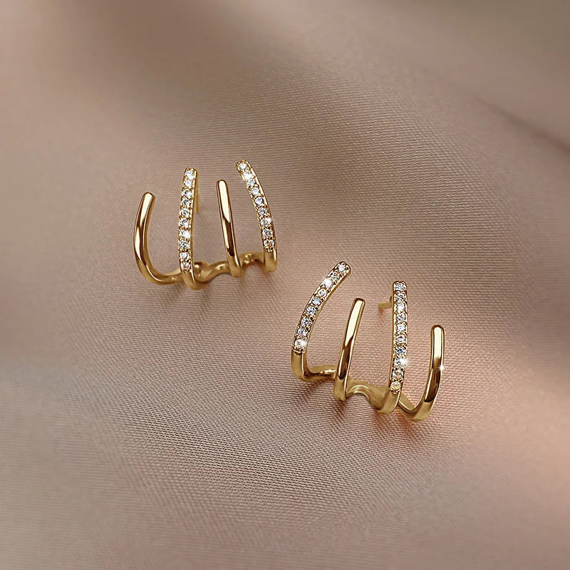 Niki | Twisted Earrings | Elegant Design | Gold or Silver