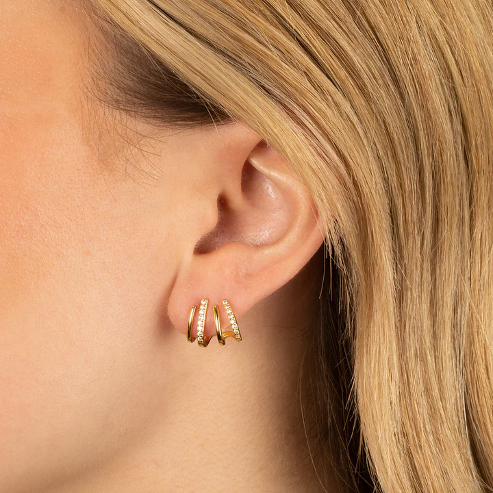 Niki | Twisted Earrings | Elegant Design | Gold or Silver