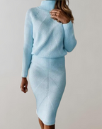 Niki | Women's Cozy Turtleneck Knit Set