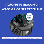 Niki | Ultrasonic Wasp & Hornet Repellent Plug-In | Chemical-Free. Silent Protection for Home. Pool & Patio (Covers 3200 sq. ft.)