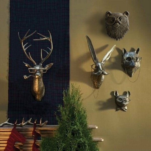 Niki | Unique Animal Head Wall Decoration for Home