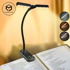 Niki | USB Rechargeable Clip-on Book Light with 3 Colors & 8 Brightness Levels