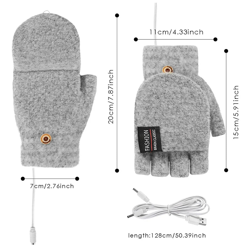 Niki | USB rechargeable warm wave heated gloves