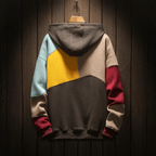 Relaxed Colorblock Hoodie