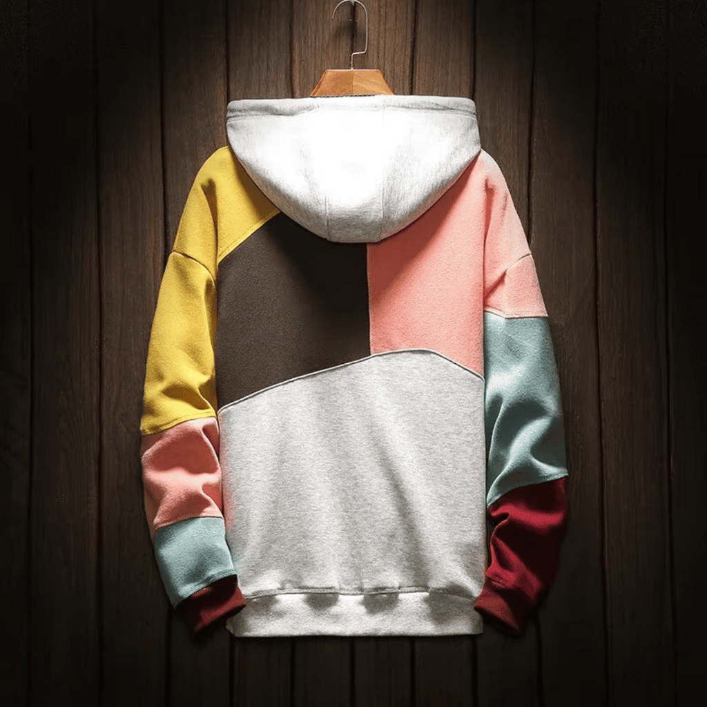 Relaxed Colorblock Hoodie