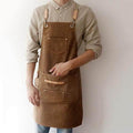 Niki | Classic Canvas Waist Apron - Vintage Style