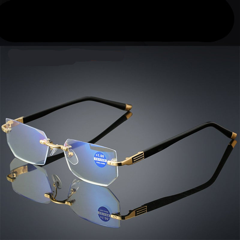 Niki | Viselio Intelligent Reading Glasses with Progressive Lenses | Ultra-Light & Blue Light Filter | For Near & Distant Vision | Titanium Frame TR90