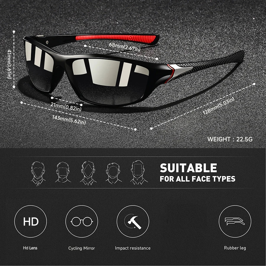Niki | VISIONEDGE – Polaroid sunglasses with UV400 protection and rubber grip