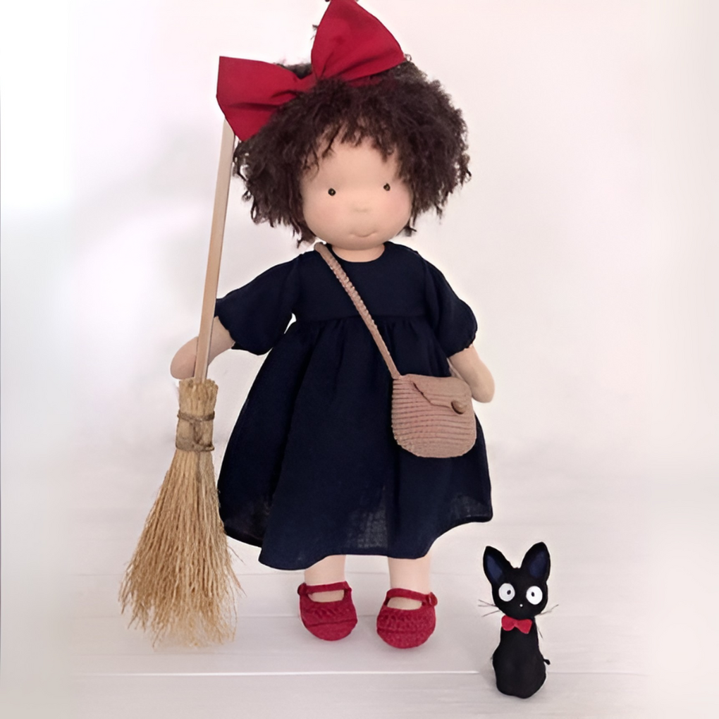 Niki | Waldorf Cuddly Doll, Soft Knit Cardigan