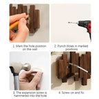 Niki | Wall Hook Made of Piano Wood