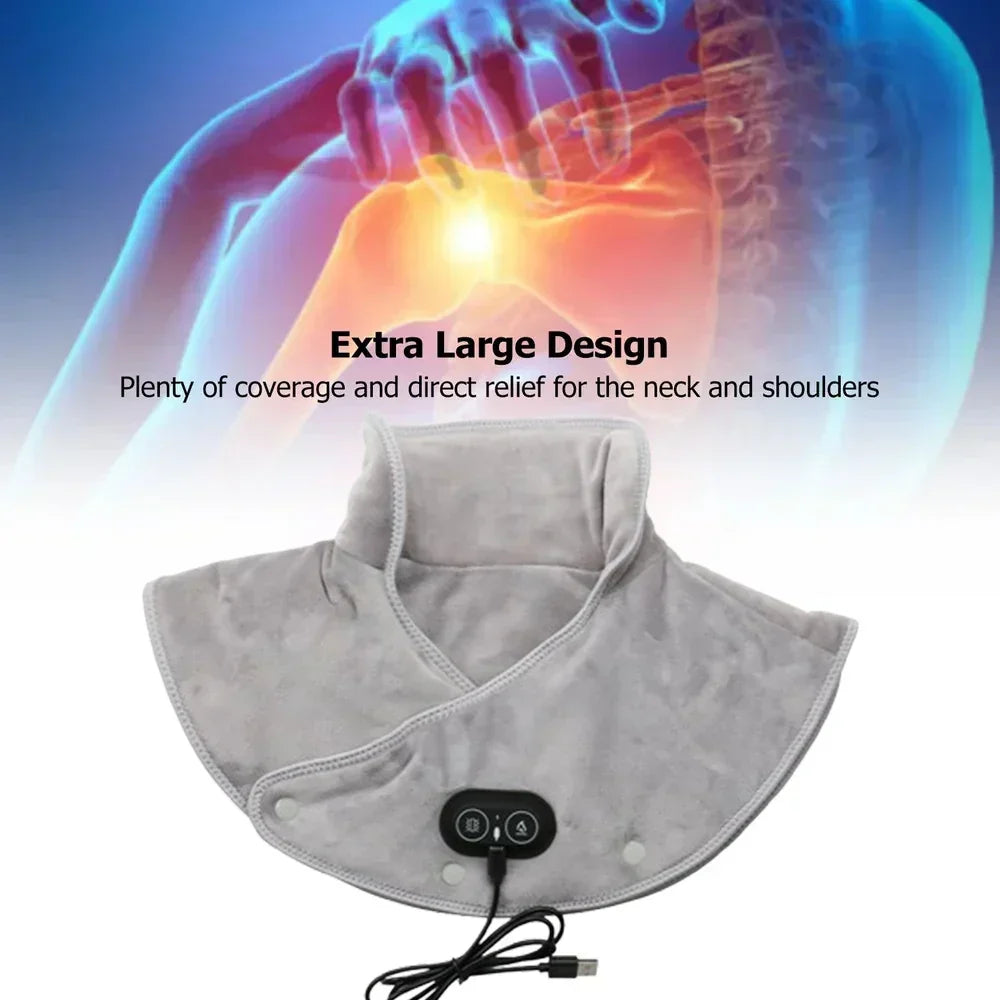 Niki | Warm Neck and Shoulder Massager USB Heating Pad with Vibration