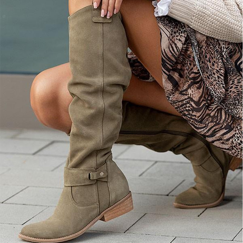 Niki | Women's Suede Comfort Winter Boots