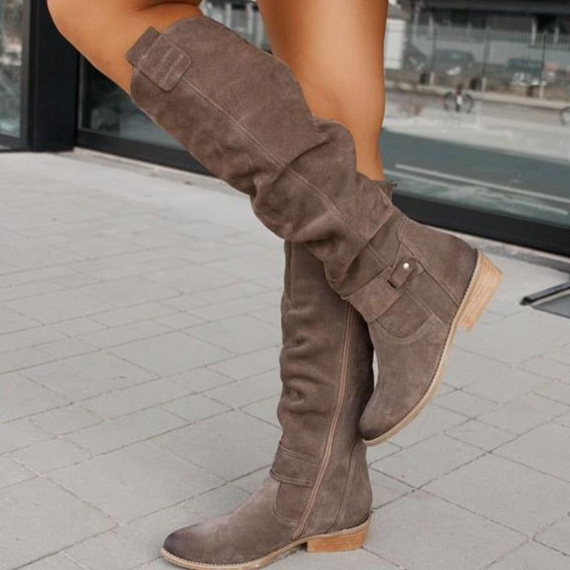 Niki | Women's Suede Comfort Winter Boots