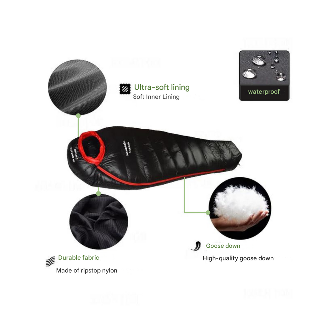 Niki | Cold Weather Down Sleeping Bag - Arctic Cuddle