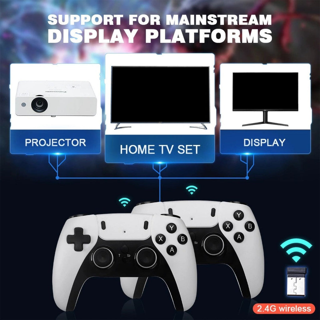 Niki | Wireless Retro Game Console: 40,000+ Games and 4K HDMI Connection, 2.4G Controller