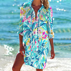 Women's Casual Beach Cover-Up Shirt