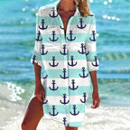 Women's Casual Beach Cover-Up Shirt