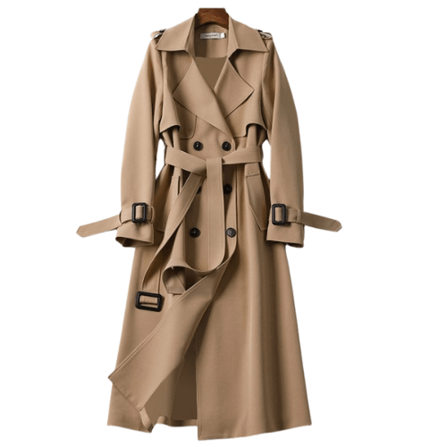 Women's Classic Belted Trench Coat