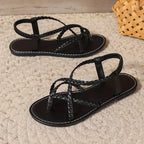 Niki | Comfortable Braided Flat Sandals for Women