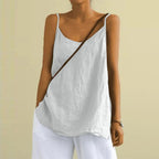 Niki | Women's Sleeveless V-Neck Knit Tank Top