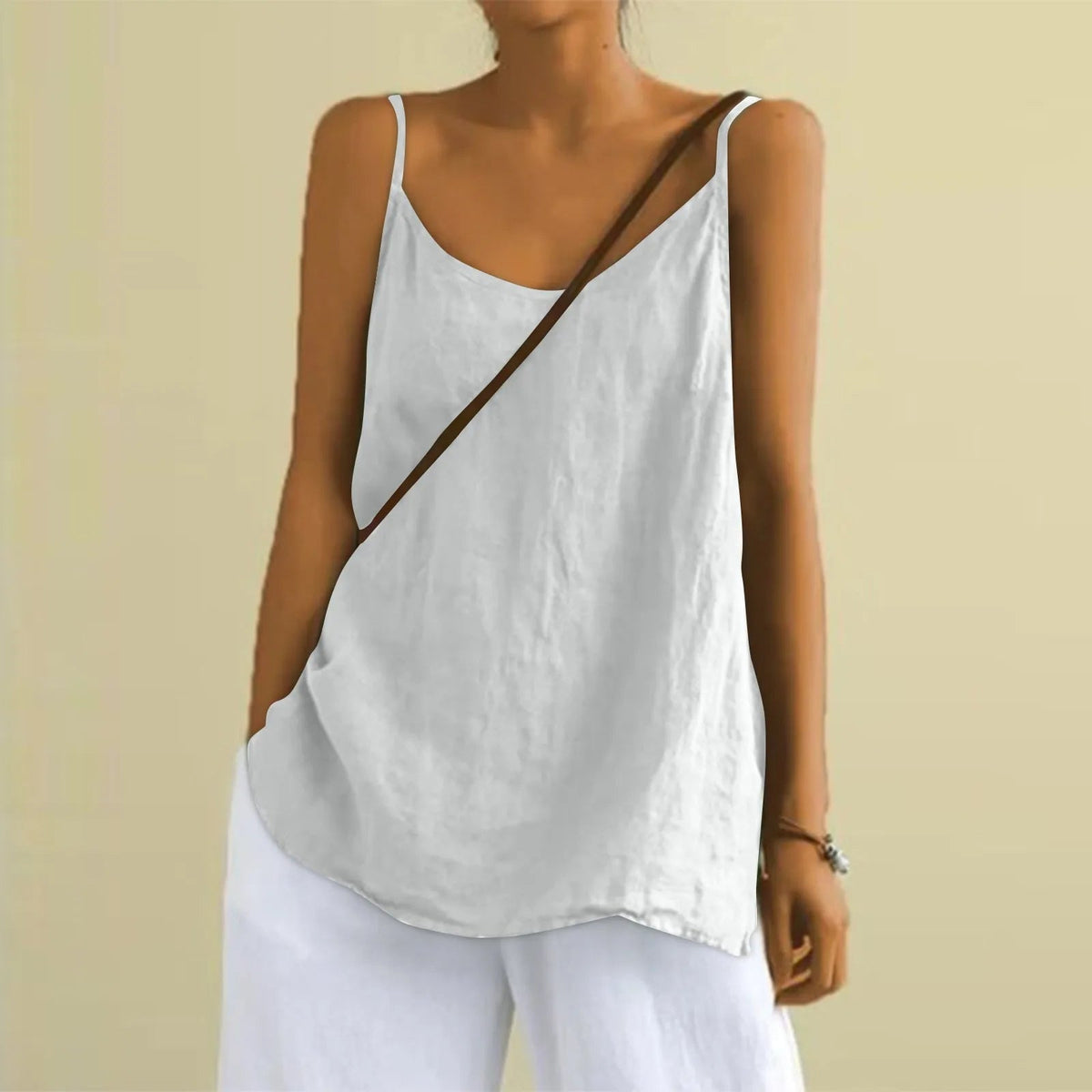 Niki | Women's Sleeveless V-Neck Knit Tank Top
