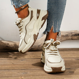 Women's Platform Sneakers with Thick Soles
