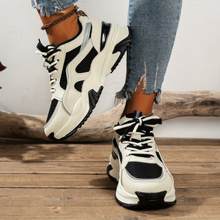 Women's Platform Sneakers with Thick Soles